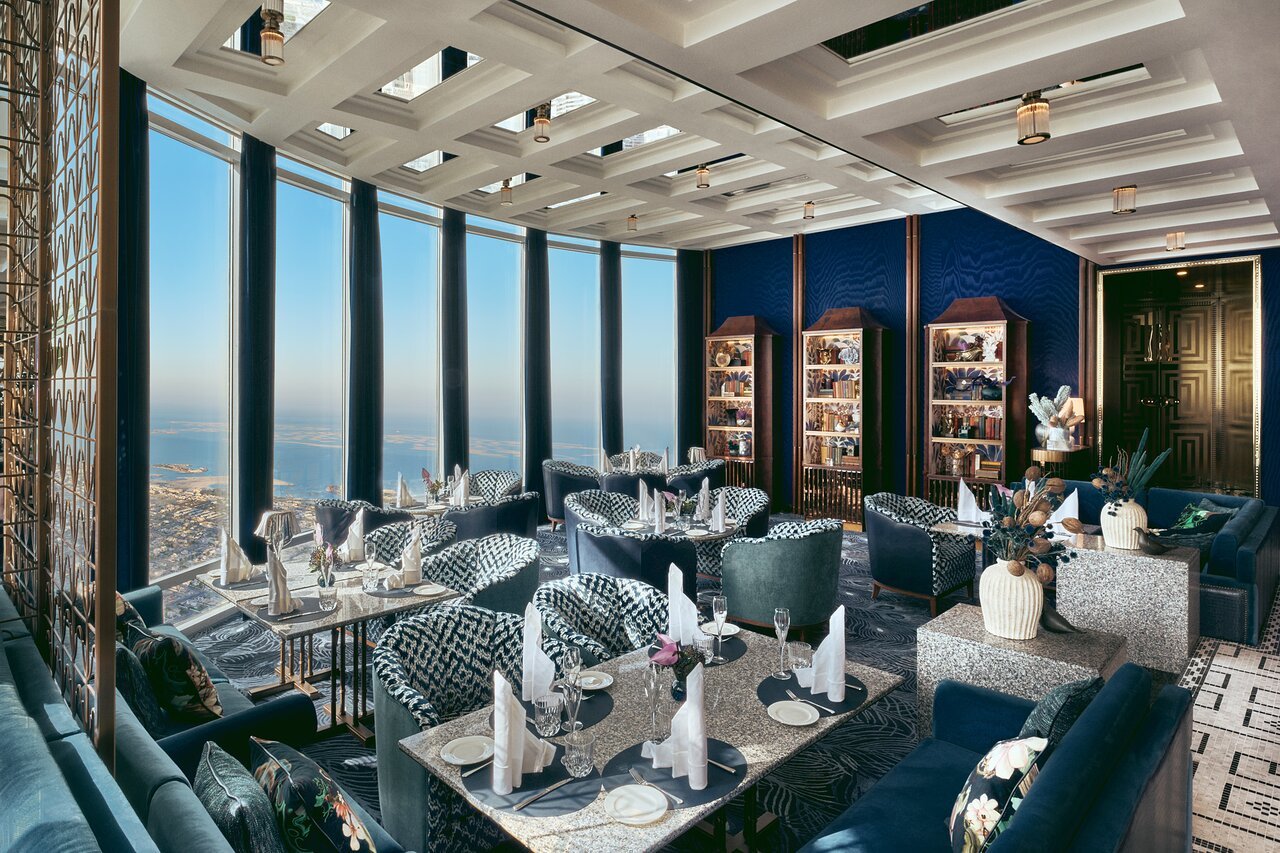 Lounge area inside At.mosphere restaurant, Burj Khalifa