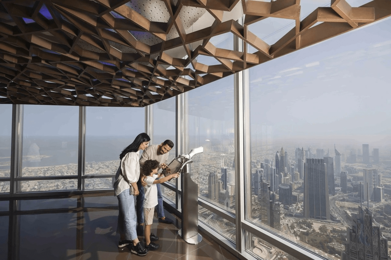 Interior of the luxurious Sky Lounge on Burj Khalifa Level 148