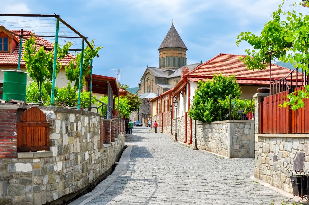 Street view of Mtskheta town