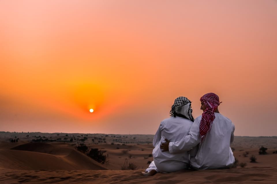 Sunset View during Premium Desert Safari