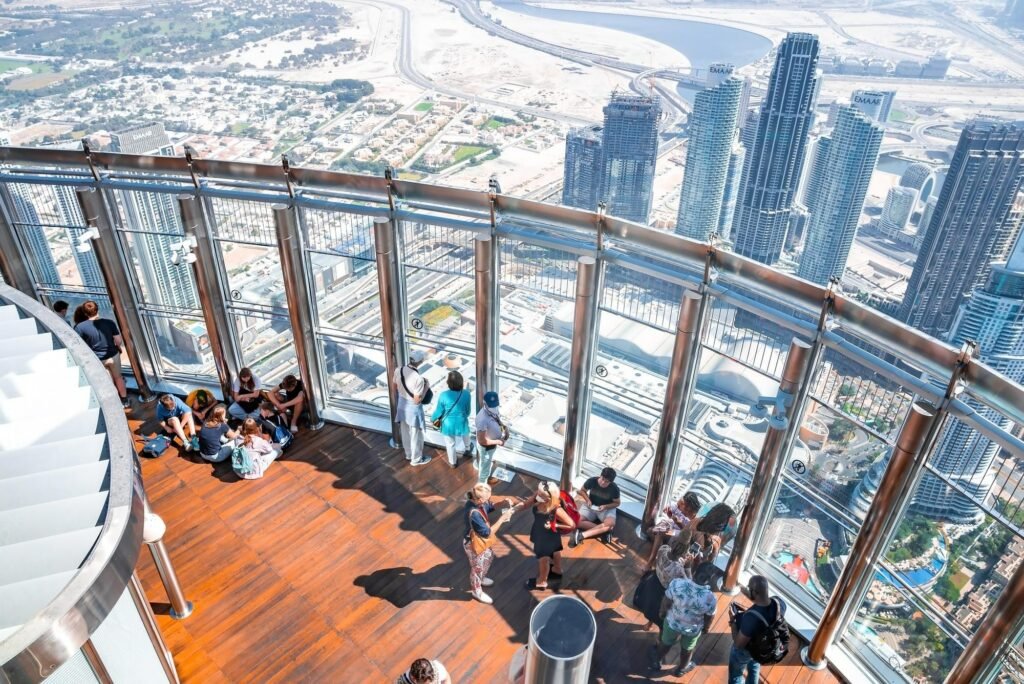 Burj Khalifa Level 125 Glass Floor Experience