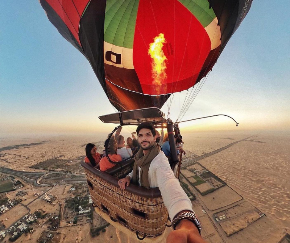 Hot Air Balloon View